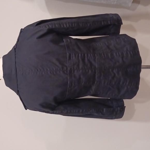 Marc by Marc Jacobs Stretch Cotton Button Front Cropped Sleeve Jacket- Sz. 10 - Picture 7 of 11